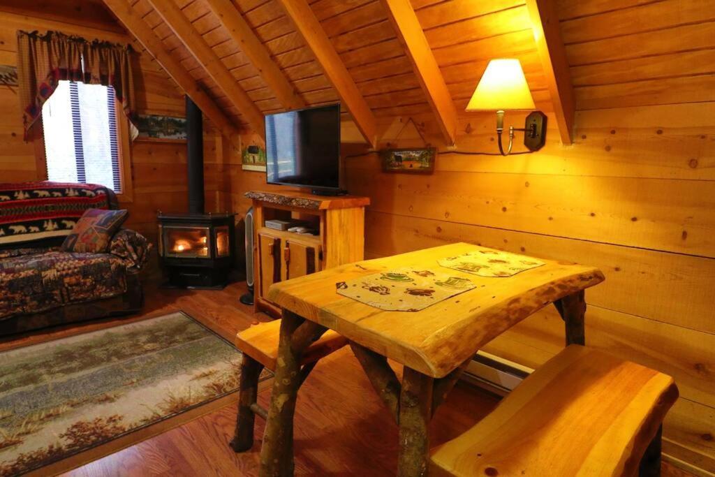 Cute Updated Mountain Cabin Fireplace #3 ヘレン エクステリア 写真